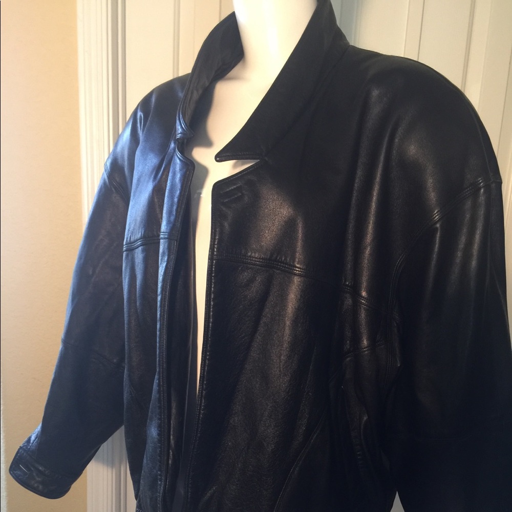 Leather Designer Jacket - image 2